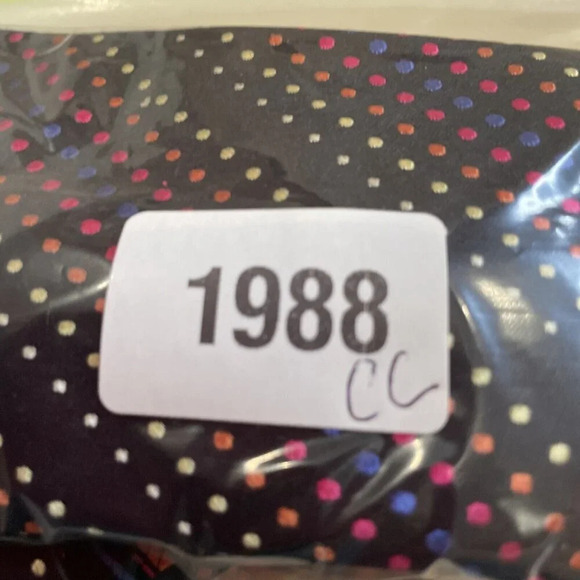 Bugatchi Italy Mens Silk Tie Black Colorful Polka Dots Business Wedding‎ Party - Picture 6 of 6